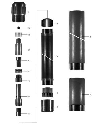 Drievoudig Vatgeweer 3C 4C 6C 8C 10C Diamond Drill Tools