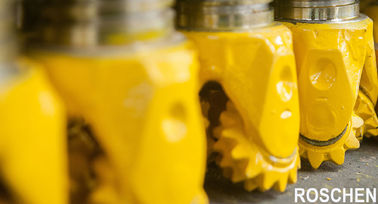 Gele Tricone de Rol &amp; de Belemmeringsbeetjes van het Boorbeetje voor van het de Oliegas van de Waterput de Putboring